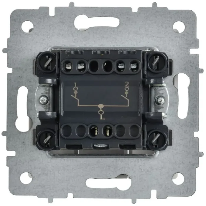 Выключатель 2-кл. СП BRITE ВС10-2-0-БрАБ 10А механизм арктич. бел. IEK BR-V20-0-10-K91