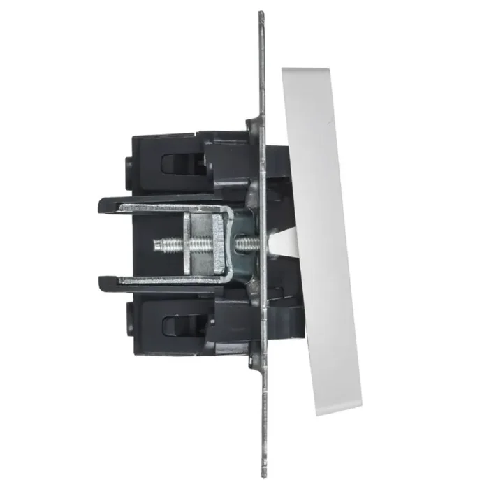 Выключатель 2-кл. СП BRITE ВС10-2-0-БрАБ 10А механизм арктич. бел. IEK BR-V20-0-10-K91