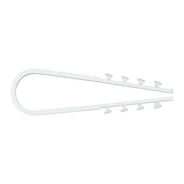 Дюбель-хомут d5-10мм для круглого кабеля бел. (уп.100шт) PROxima EKF plc-ncc-5x10w