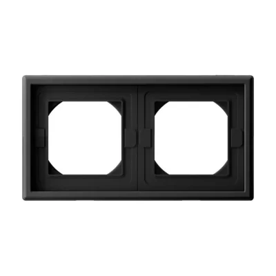 Рамка 2-м ArtGallery IP44 карбон SE GAL441002