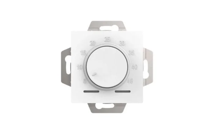 Термостат теплого пола электронный AtlasDesign 10А с датчиком механизм лотос SE ATN001335