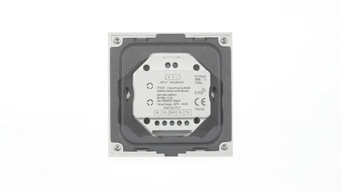 Сенсорная панель T16-1 White IC18 (220V, DIM, 1 zone, DMX512, RF 2.4GHz)