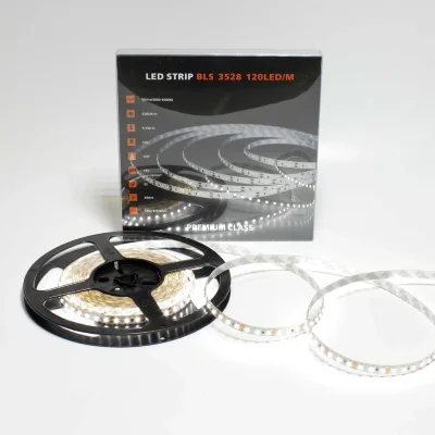 Светодиодная лента Class Premium, 3528, 120 led/m, day white, 12V, IP33, A37