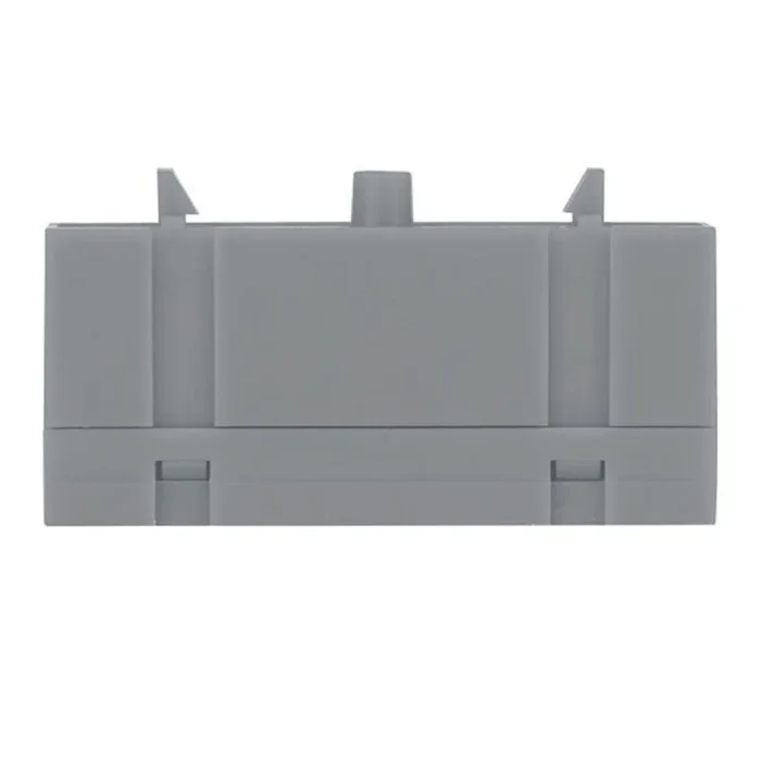 Шина L "фаза" 6х9 8 отверстий серый изолированный корпус на DIN-рейку латунь PROxima EKF sn0-63-8-is