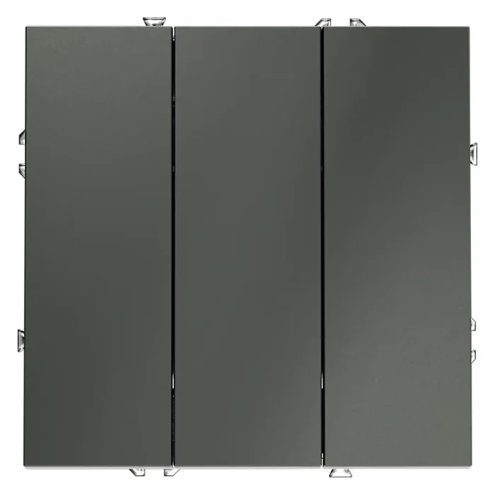 Выключатель 3-кл. СП S70 10А механизм титан Voltum VLS030106