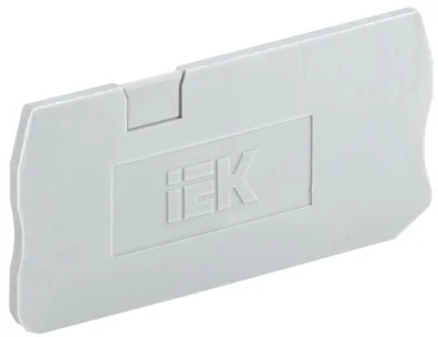Заглушка для КПИ 3в-1.5/2.5 3 вывода сер. IEK YZN11D-3-ZGL-002-K03