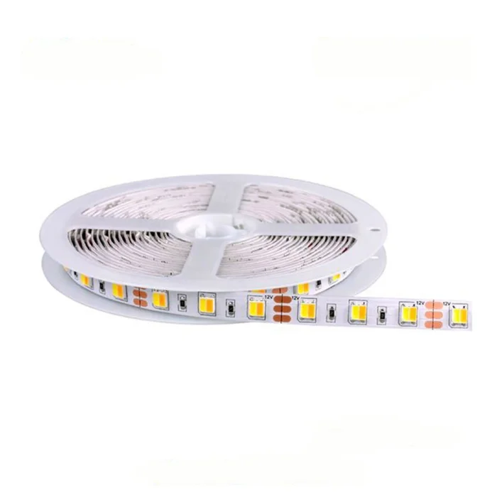 Светодиодная лента Class Premium 3838 60 led/m, CCT (white/ warm white), 12V, IP33, А45