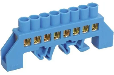 Шина нулевая в комб. DIN-изол. &quot;Стойка&quot; ШНИ-8х12-8-КС-С IEK YNN10-812-8DP-K07