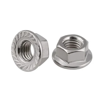 Гайка шестигранная с фланцем М6 DIN 6923 оцинк. (пакет) (уп.200шт) Tech-Krep/Zitar 141611