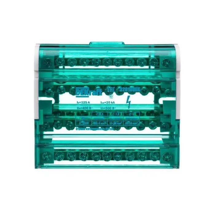 Кросс-модуль ШН-103 на DIN-рейку 4х11 групп 125А DEKraft 32018DEK