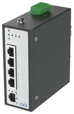 Коммутатор промышленный неуправляемый ISU-430 Ethernet 5 портов 10/100BaseT разъем RJ45 24В AC/12/24/48В DC с резервированием ONI ISU-430-5FE0000000000