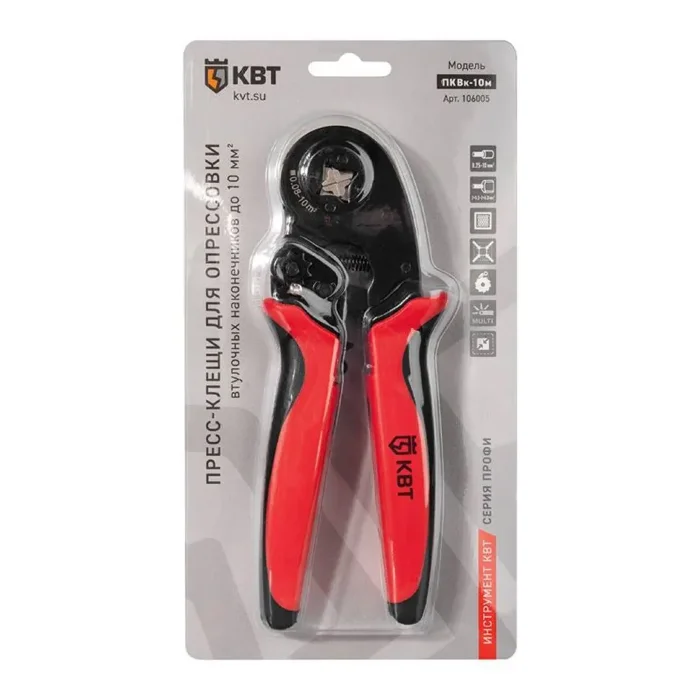 Пресс-клещи ПКВк-10м ПРОФИ КВТ 106005