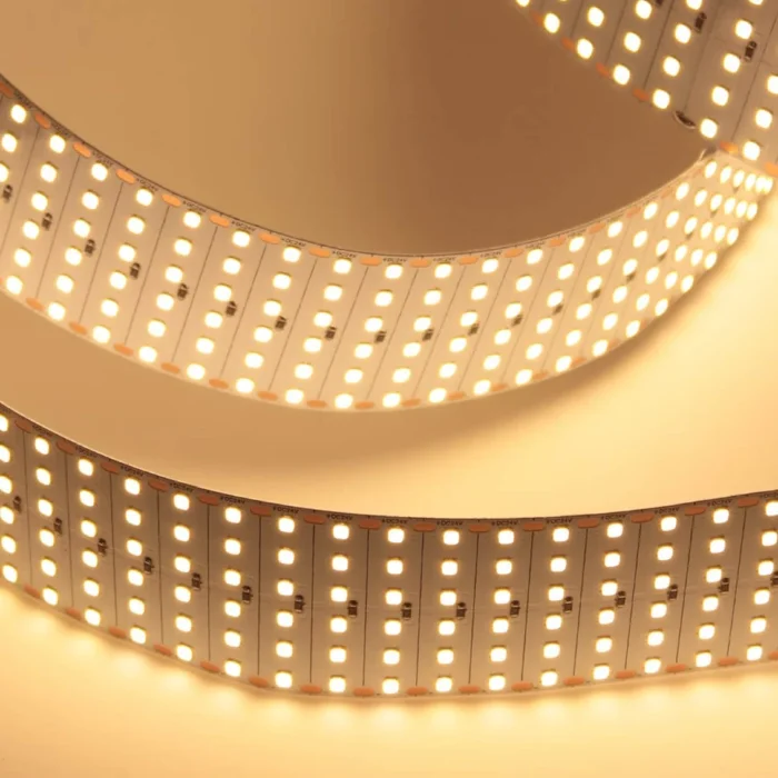 Светодиодная лента Lux Class, 2835, 600 led/m, шестирядная, warm white, 24V, 48W/m, IP20, X17