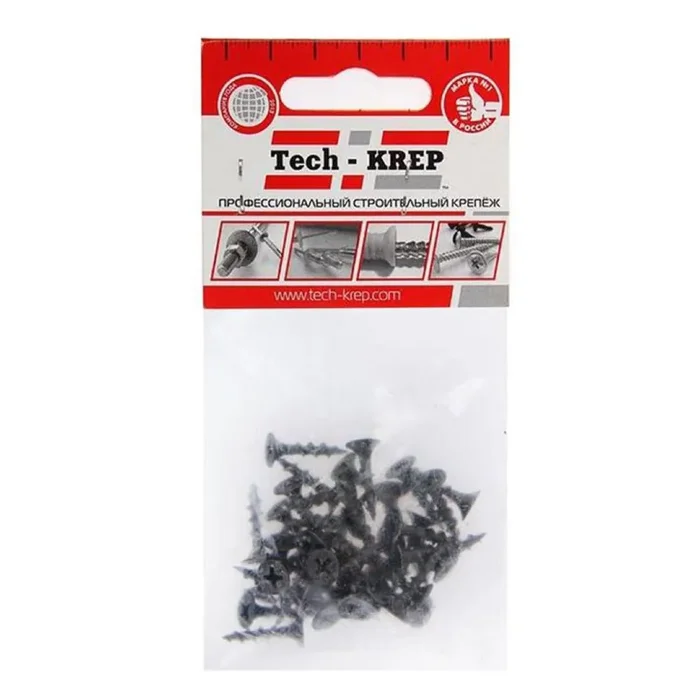 Саморез гипсокартон-дерево 3.8х19 (пакет) (уп.40шт) Tech-Krep/Zitar 102369