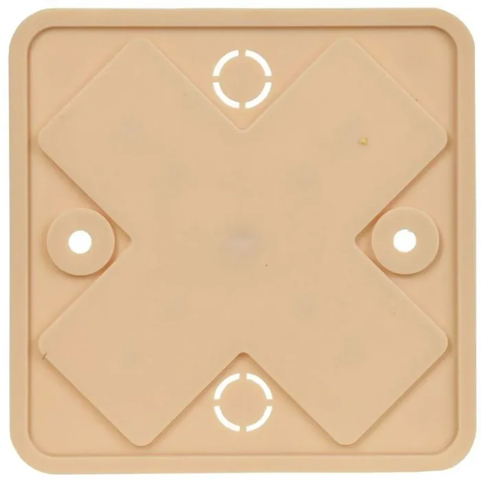 Коробка распаячная ОП 75х75х28 IP20 КМ41216-04 (6 клем. 6кв.мм) сосна IEK UKO10-075-075-028-K34