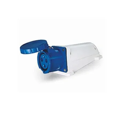 Розетка стационарная ОП PPC 133 63А 3п 2Р+РЕ 220В IP67 Pro JazzWay 5072756