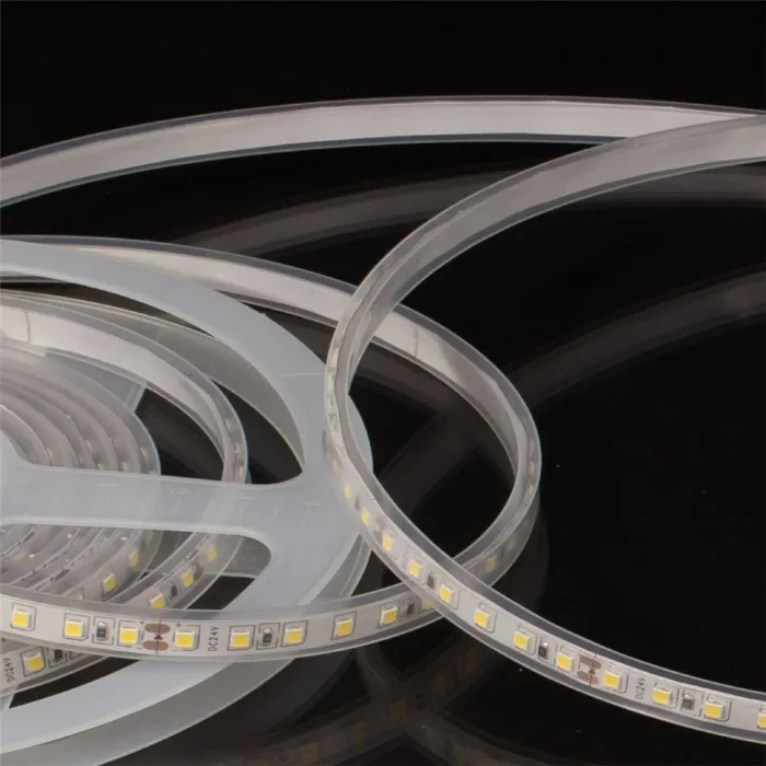 Светодиодная лента Standart Pro class 2835 120led/m, day white, 24V, IP67, A79