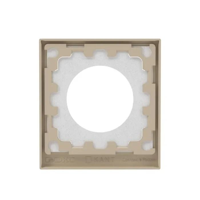 Рамка 1-м KANT IP44 ванильн. марципан DKC 7015942