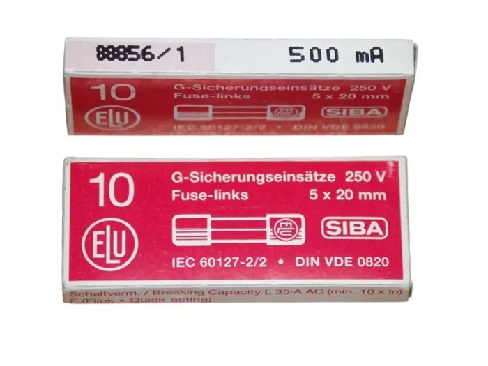 Предохранитель SIBA № 179020.3.15 (3.15А 250В 5х20мм) Электрофарфор ЦБ-00007875