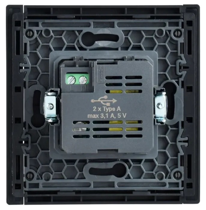 Розетка USB A+A 3.1А FORTE&PIANO FP349 сер. IEK FP-U21-D31-K03