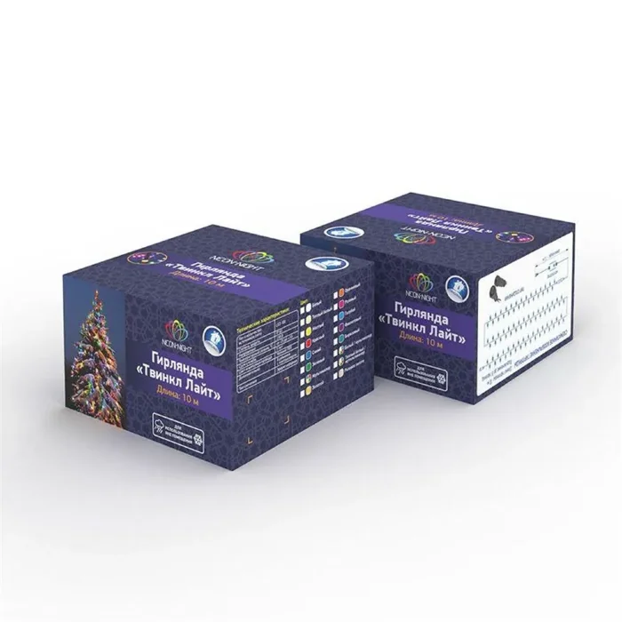 Гирлянда светодиодная управляемая"Нить" 20м 200LED мультиколор 20Вт 220-240В IP65 8 режимов провод ПВХ черн. (нужен контроллер 217-204) Neon-Night 303-149