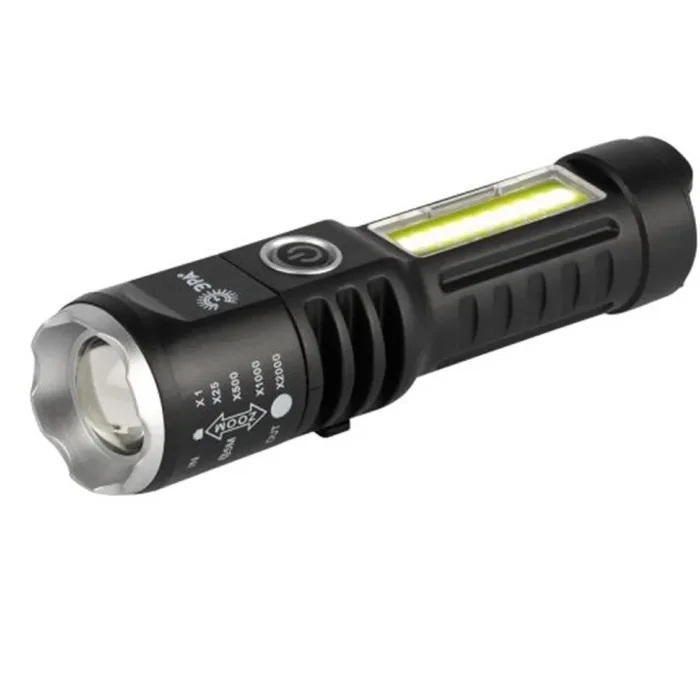 Фонарь светодиодный UA-403 универсальный аккумуляторный 5Вт LED+3Вт COB оптический Zoom 4 режима USB type-C Эра Б0069805