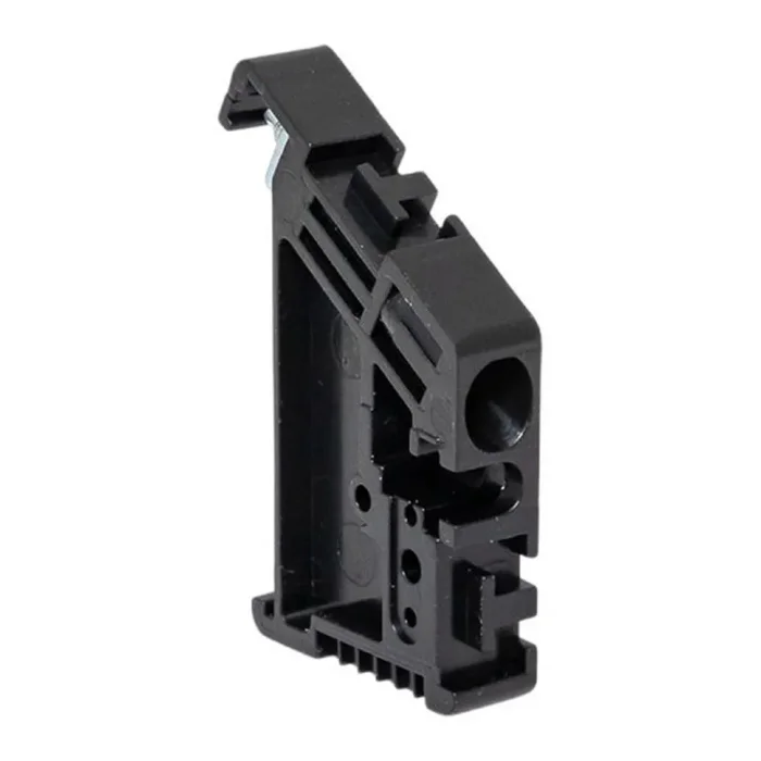 Ограничитель на DIN-рейку 1 винт EW пластик. EKF ahdw-ew