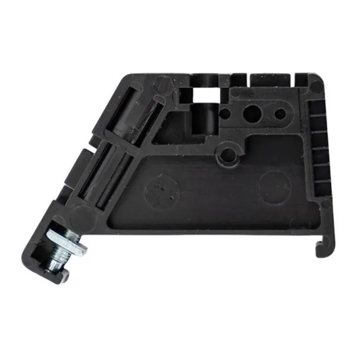 Ограничитель на DIN-рейку 1 винт EW пластик. EKF ahdw-ew