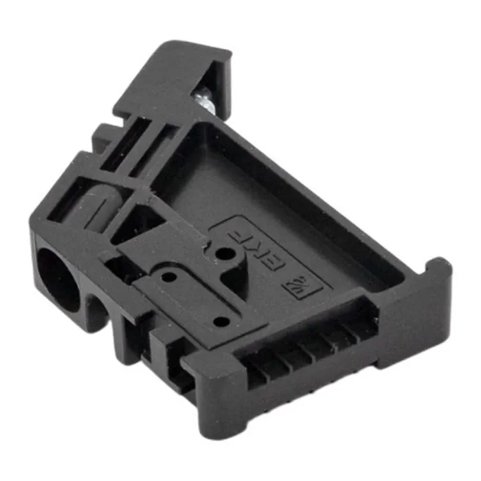 Ограничитель на DIN-рейку 1 винт EW пластик. EKF ahdw-ew