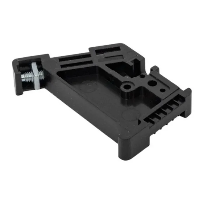 Ограничитель на DIN-рейку 1 винт EW пластик. EKF ahdw-ew