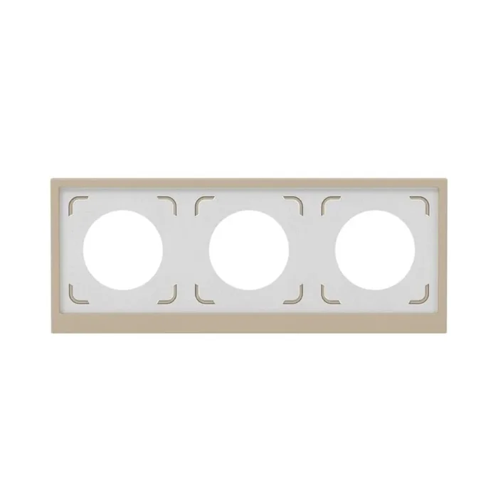 Рамка 3-м KANT IP44 ванильн. марципан DKC 7015946