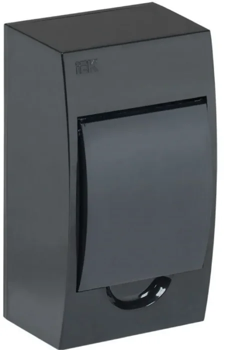 Корпус навесной ЩРН-П-4 Krepta 3 IP41 пластик. черн. IEK MKP12-N-04-41-K02