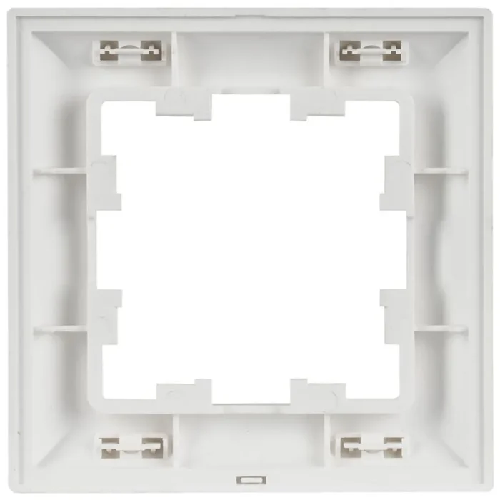 Рамка 1-м BRITE РУ-1-БрАБ арктич. бел./бел. IEK BR-M12-12-K91