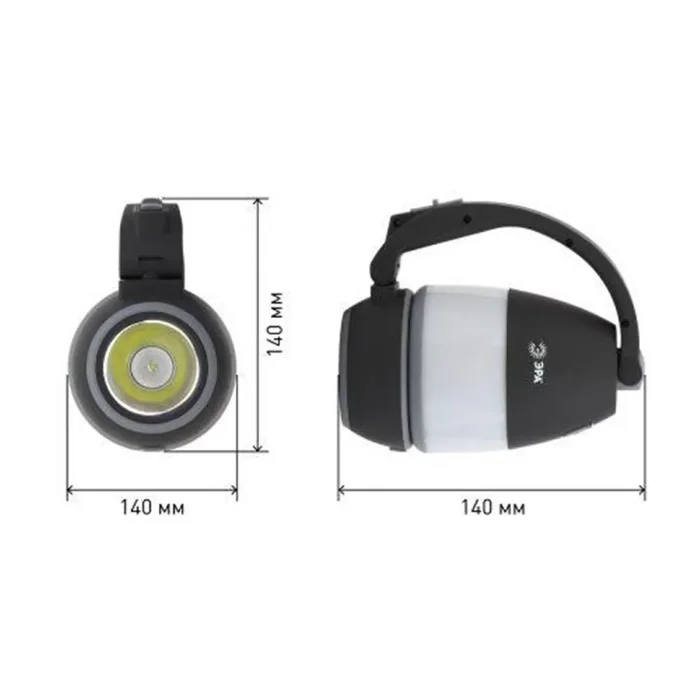 Фонарь-прожектор PA-706 трансформер 3 в 1 (прожектор - кемпинговый фонарь - настольный) Эра Б0042661