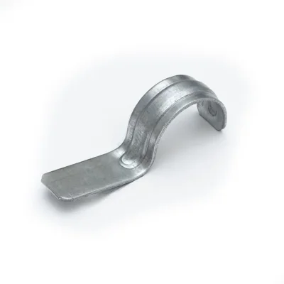 Скоба крепежная однолапковая СМО d21-22мм для монтажн. пистолета без отверст. метал. (уп.100шт) Промрукав PR08.2755