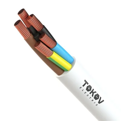 Провод TOKOV ELECTRIC ПВС 5х2.5(4х2.5+1х2.5) 380В Б (м) 1945506
