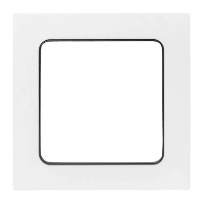 Рамка 1-м Стокгольм бел. с линией цвета черн. PROxima EKF EXM-G-304-10