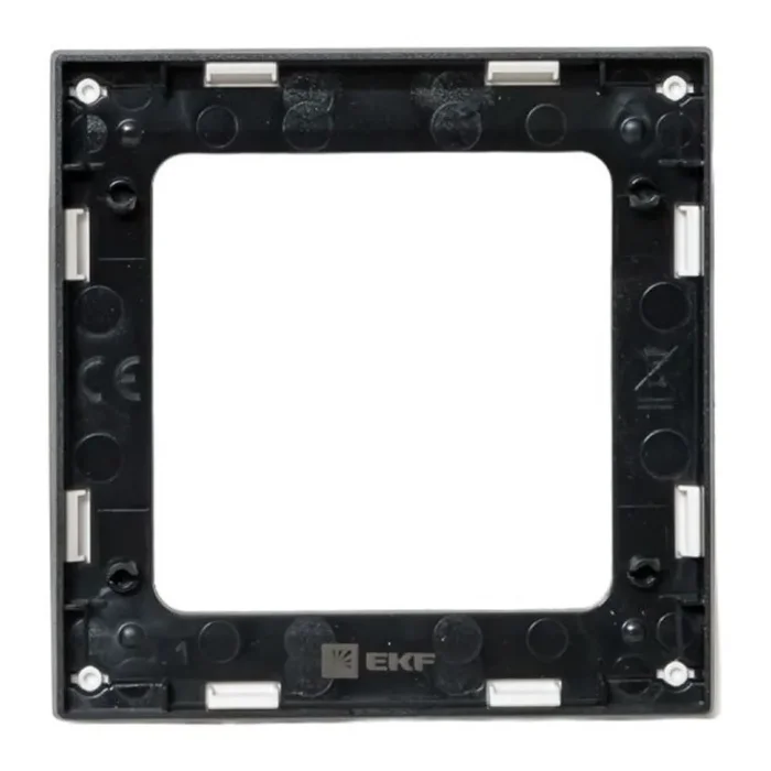 Рамка 1-м Стокгольм бел. с линией цвета черн. PROxima EKF EXM-G-304-10