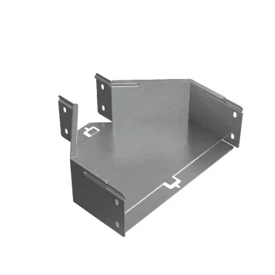 Переходник для лотка центральный 100х100-300 сталь 1мм &quot;ПЛЮС&quot; PDplus100-100-300-C КМ PL0808