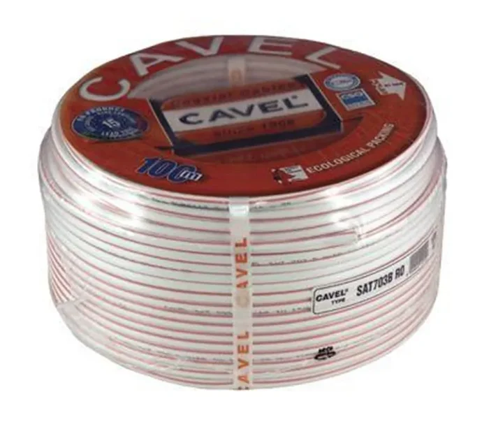 Кабель SAT 703В+Cu/Al/CuSn 75Ом медь Б (м) CAVEL 01-2432