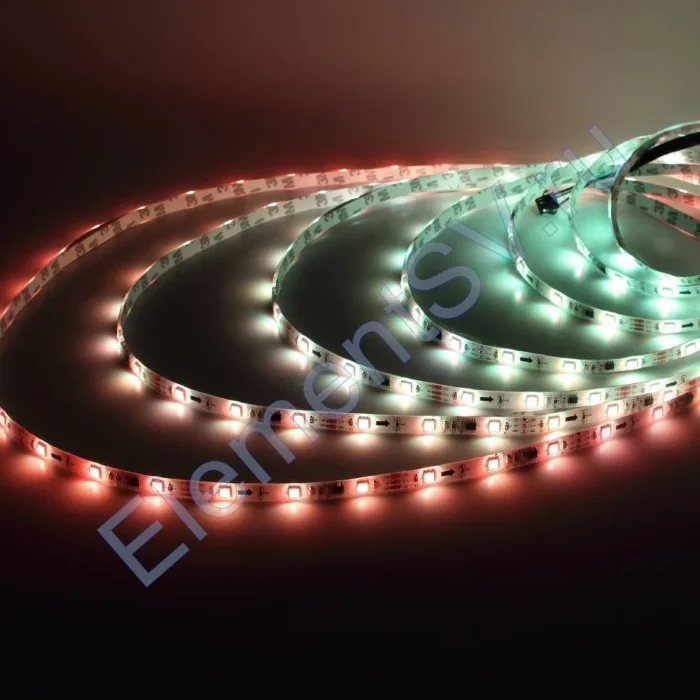 Светодиодная лента 5050, 30 led/m, A32, RGB-SPI, WS2811A controlled, 12V, IP65