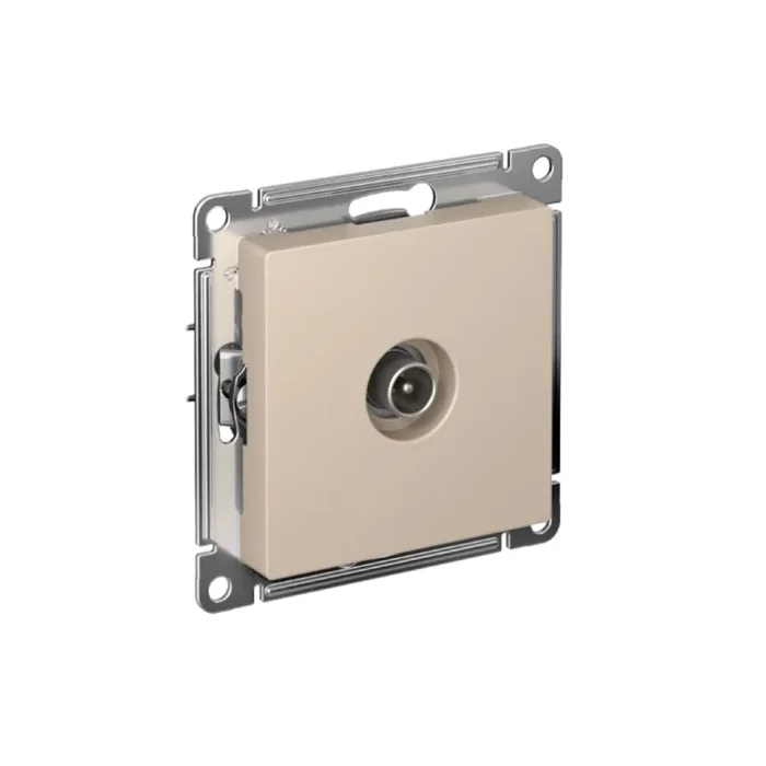 Розетка телевизионная проходная TV AtlasDesign 4дБ механизм песочн. SE ATN001292