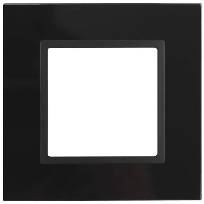Рамка 1-м 14-5101-05 стекло Elegance черный+антрацит ЭРА Б0034474