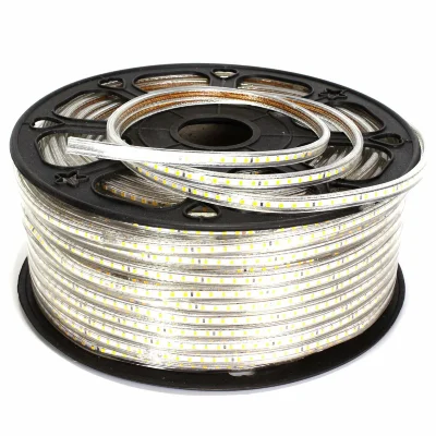Светодиодная лента 220V 2835 120Led Red IP68