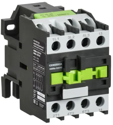 Контактор КМИе-22510 25А 36В/АС3 1НО GENERICA KKME21-025-036-10