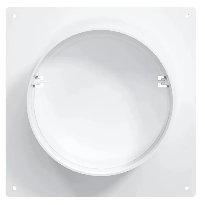 Площадка торцевая SKNPO фланец d125 соединитель обр.клапан 165х150 пластик ERA 12.5SKNPO