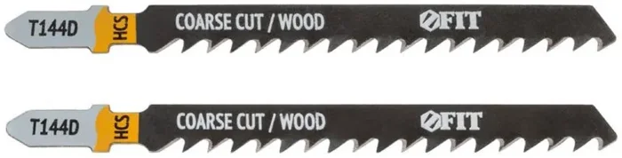 Полотно по дереву HCS разведенные шлифованные зубья 100/74/4.2мм (Т144D) (уп.2шт) FIT 40886