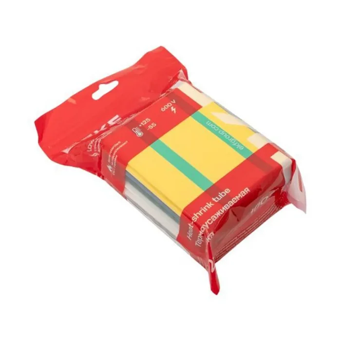 Набор трубок термоусадочных ТУТ нг тонкостен. 50/25 (7 цветов по 3шт 100мм) EKF tut-n-50