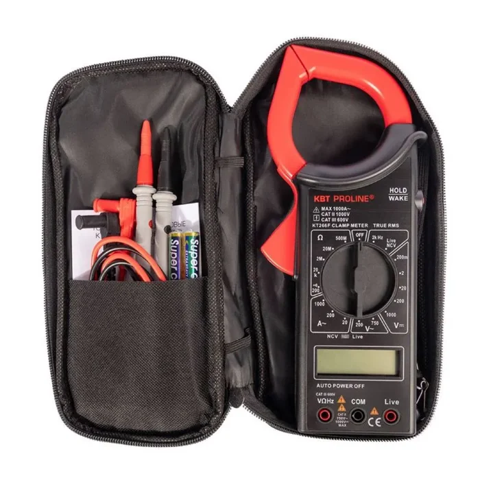 Клещи токовые цифровые "PROLINE" KT 266F КВТ 79133