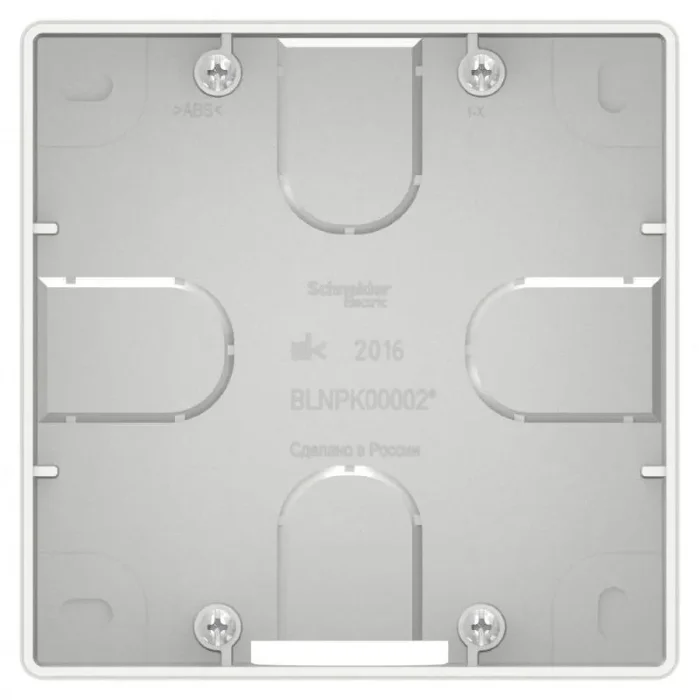 Коробка подъемная СП Blanca для силовых розеток бел. SE BLNPK000021